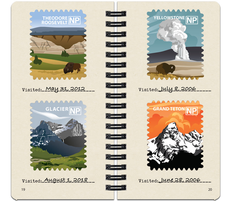 national park passport stamp book