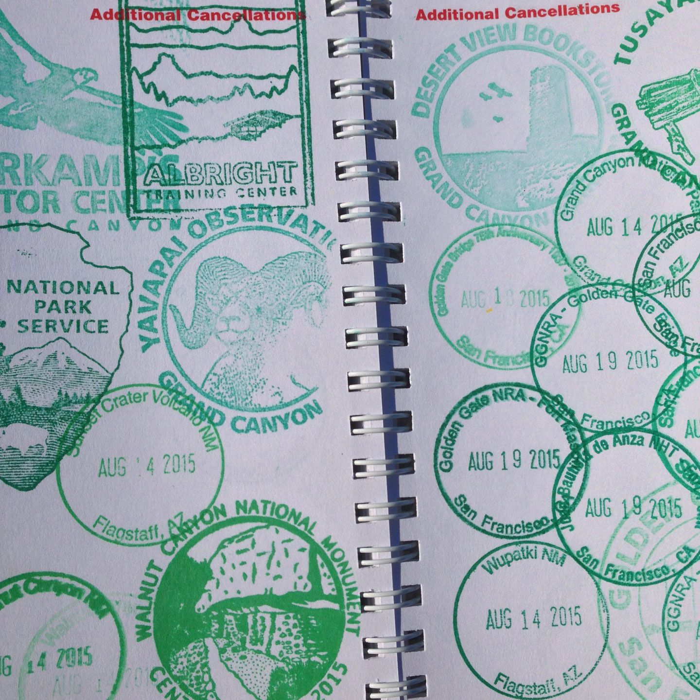 national park passport stamp