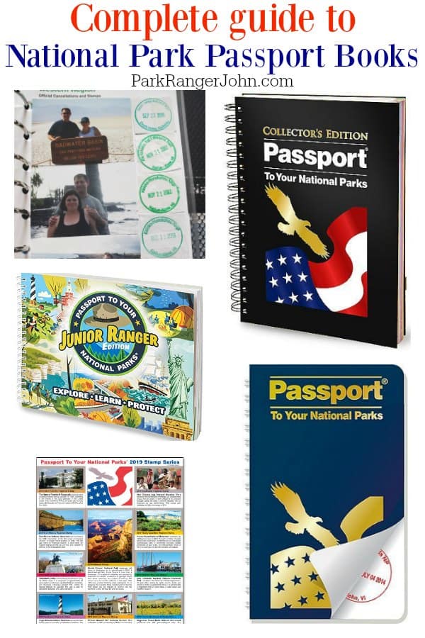 national park passport stamps list