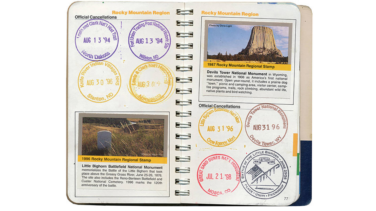 national parks passport books