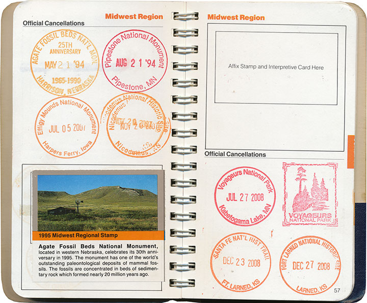 national parks passport stamps