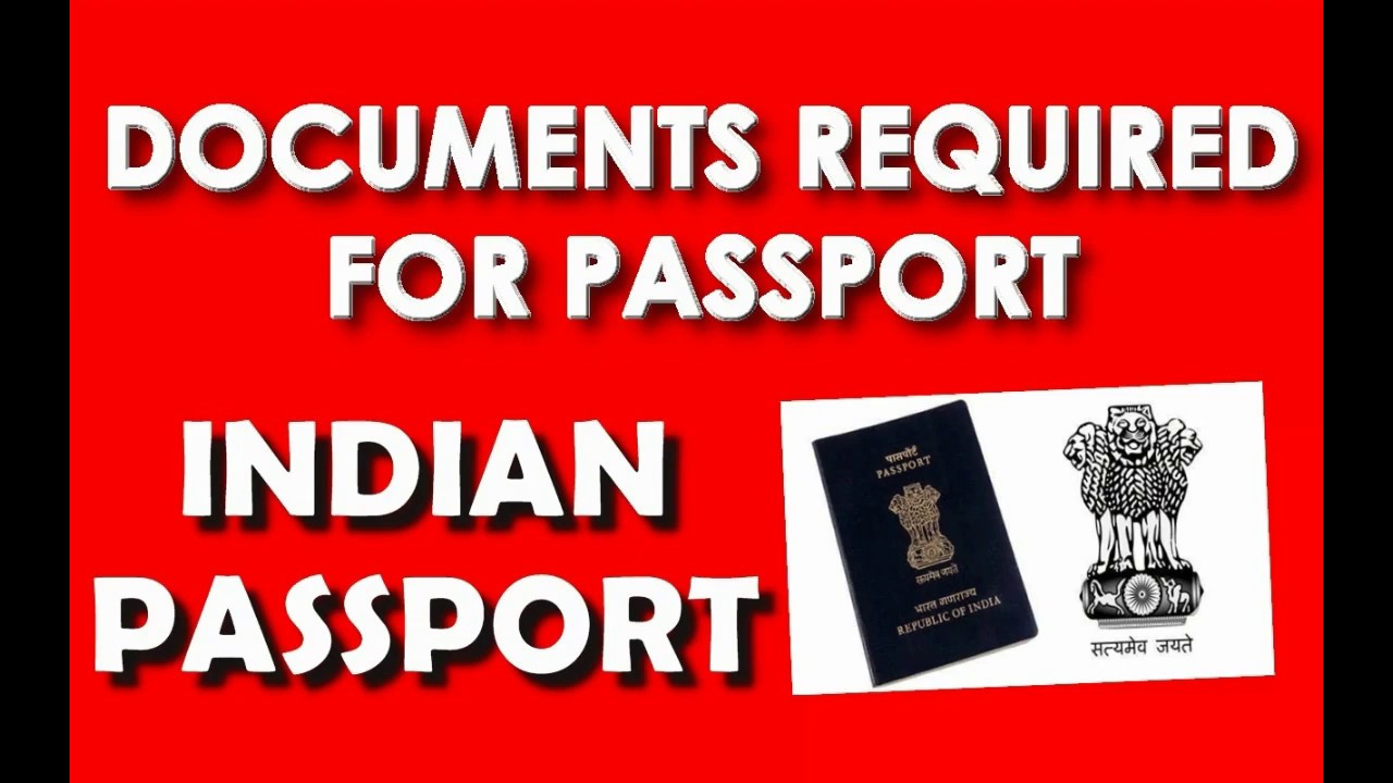 necessary documents for passport