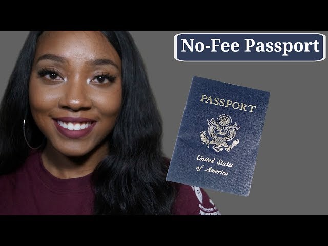 no fee passport application