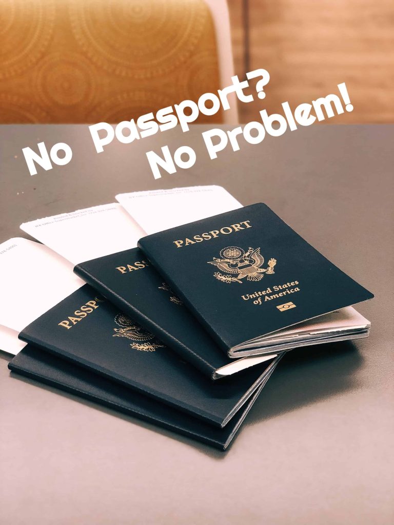 no passports needed