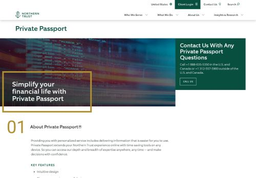 northern trust private passport login