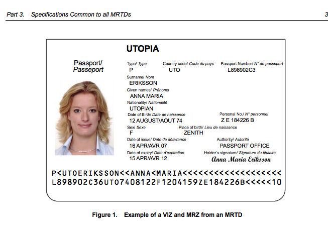 occupation on passport