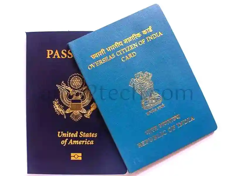 oci card update after new passport