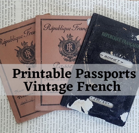 old fashioned passport