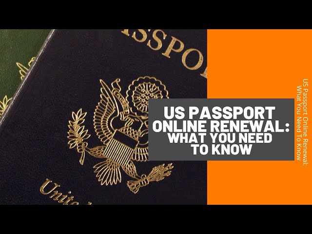 online renewal of passport