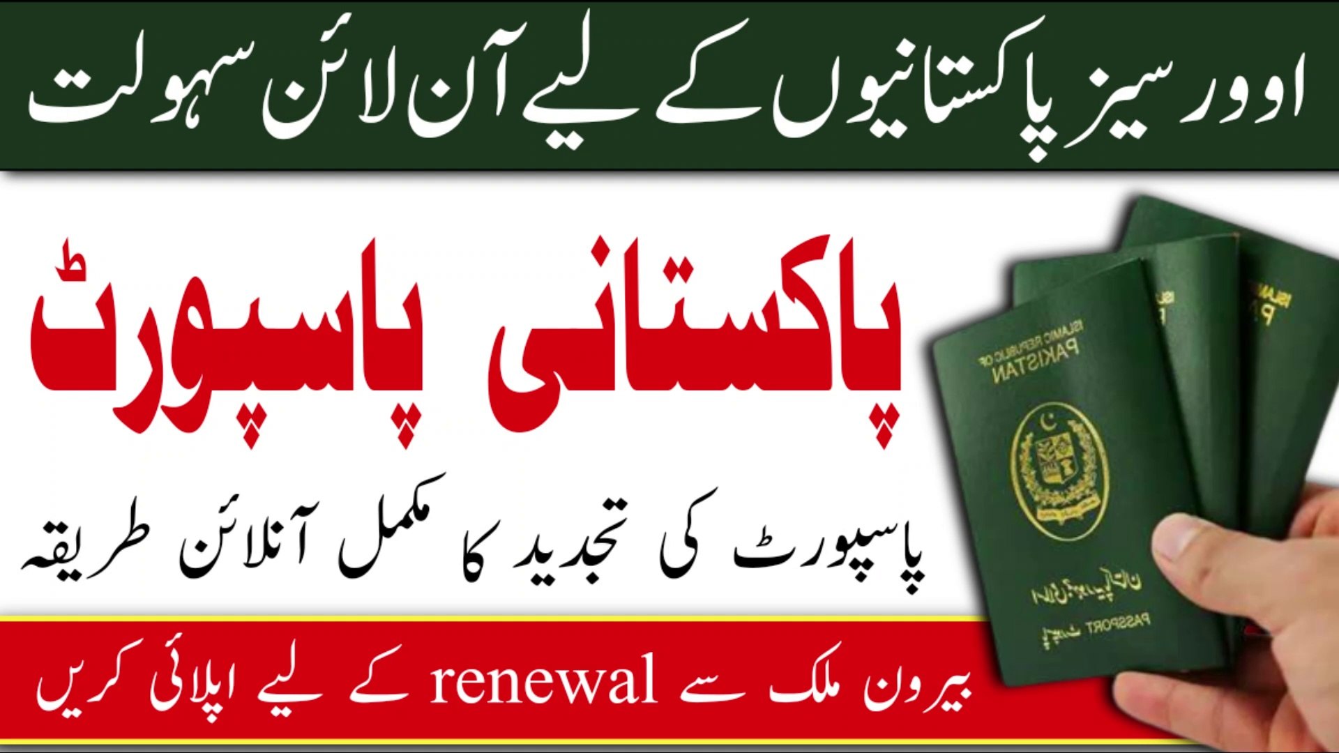 pakistani passport renewal online