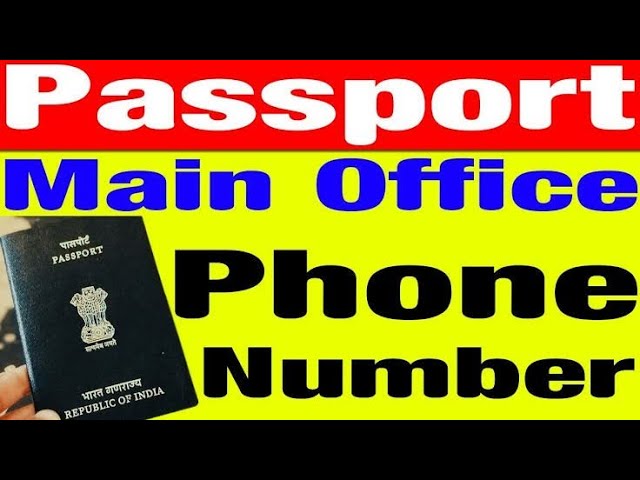 passport agency phone number