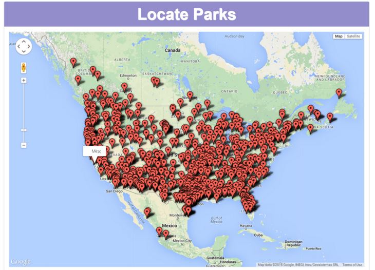 passport america campgrounds map