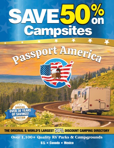 passport america campgrounds map