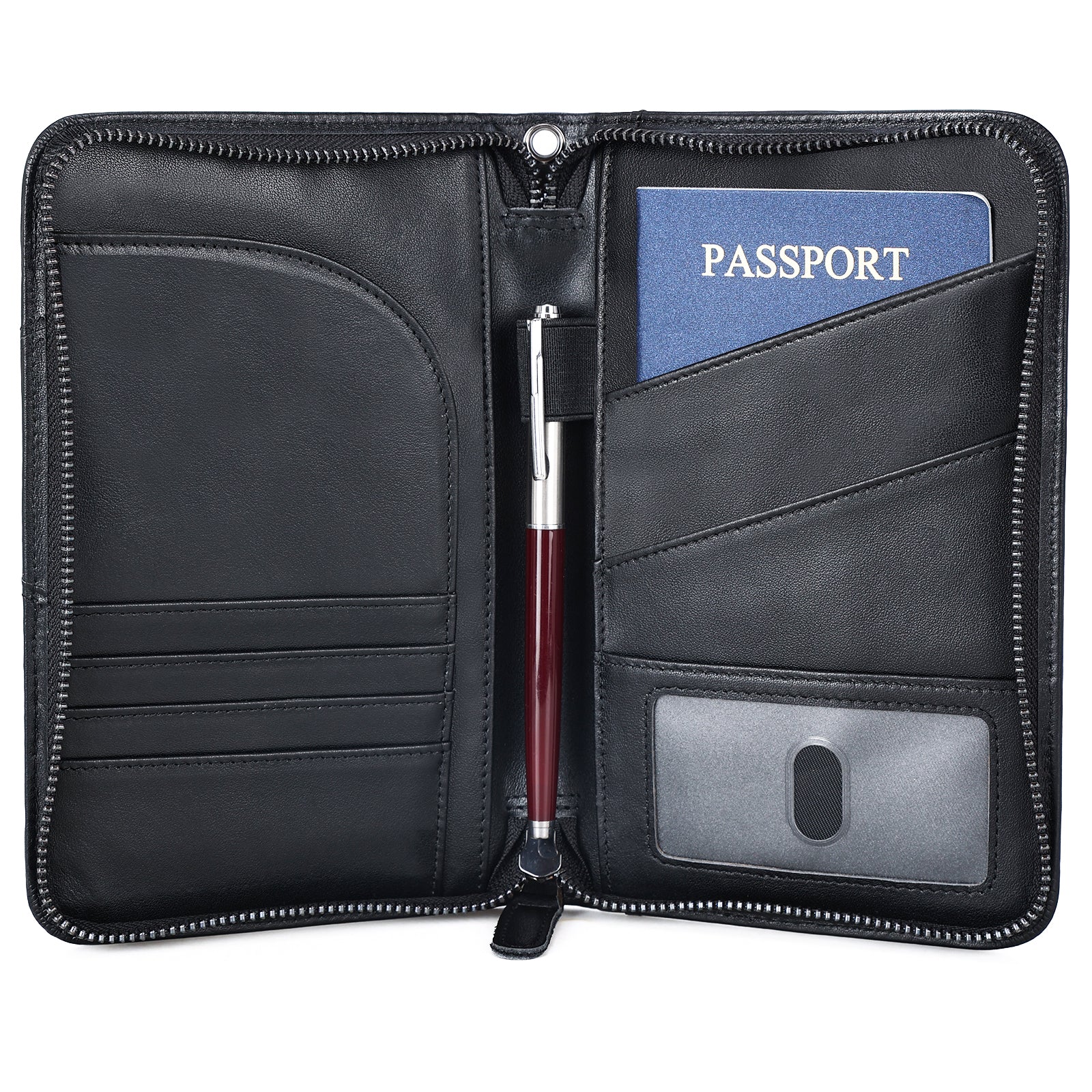 passport and ticket holder