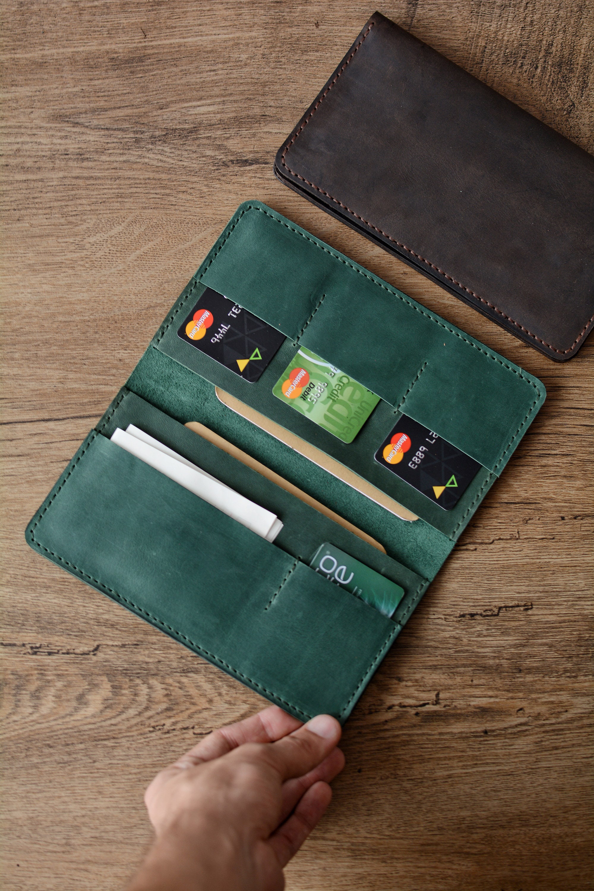 passport and travel wallet