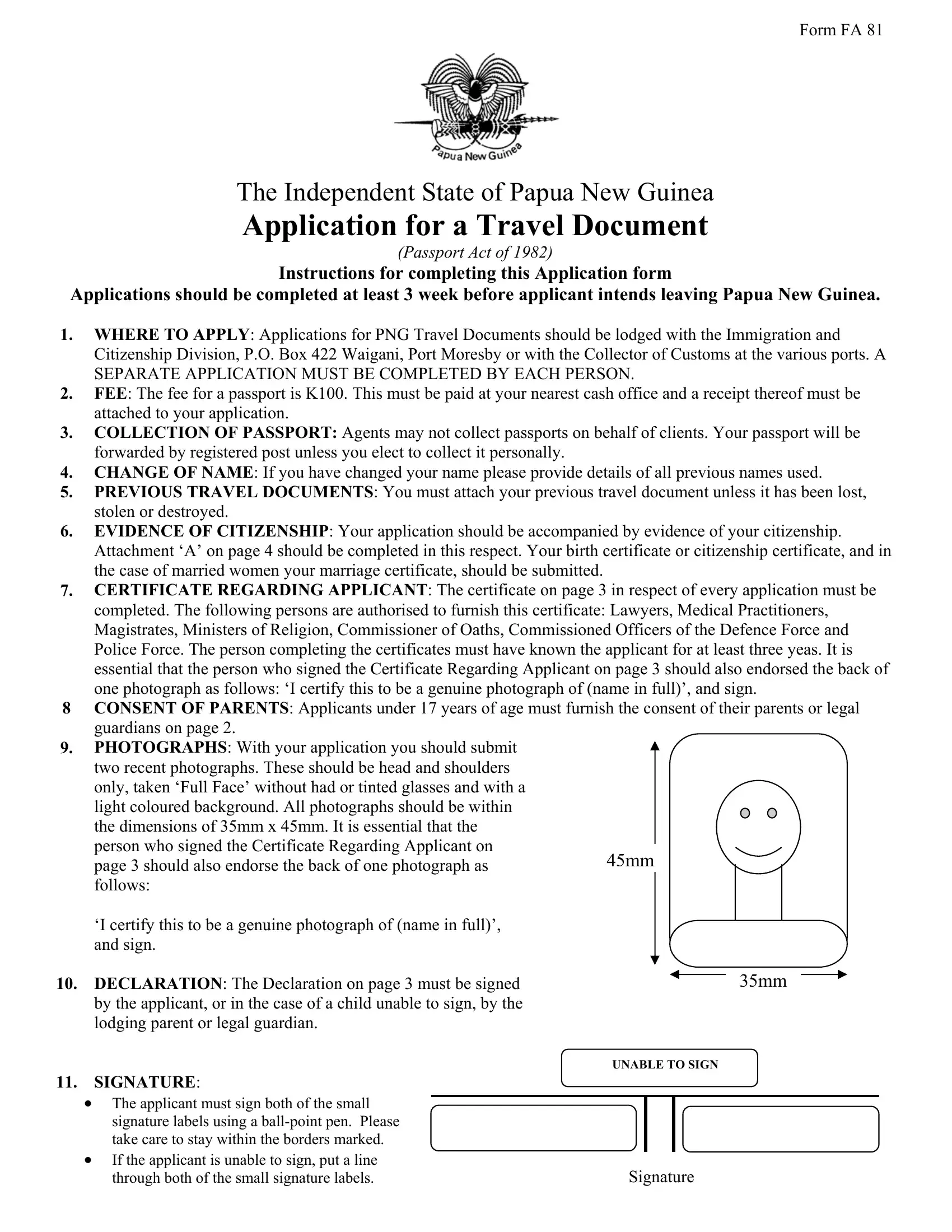 passport application forms pdf