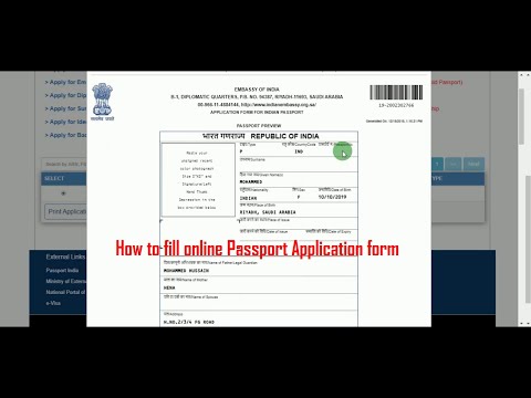 passport application in india online