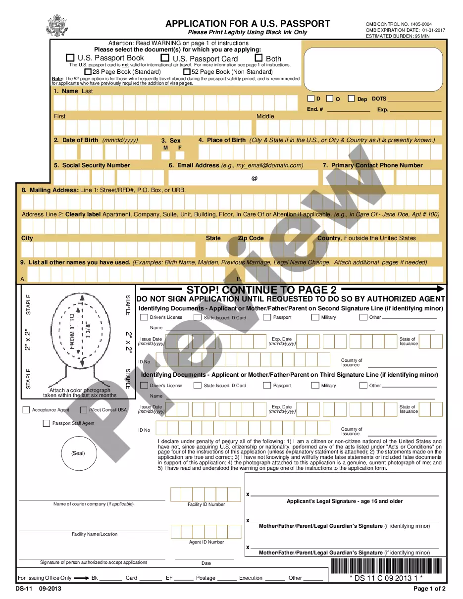 passport application michigan