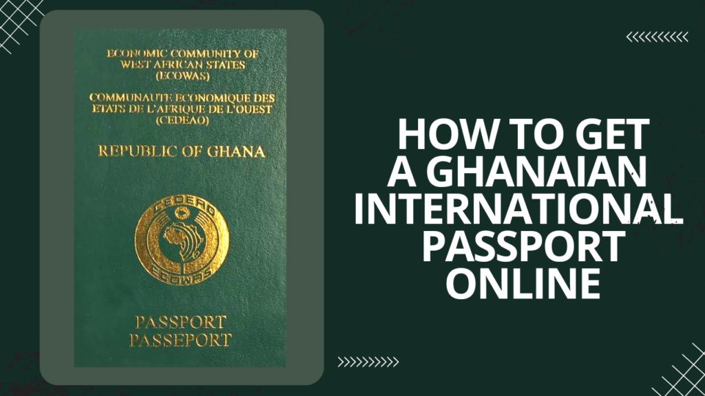 passport application online ghana