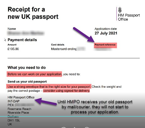 passport application status uk