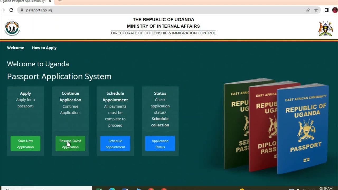 passport application system