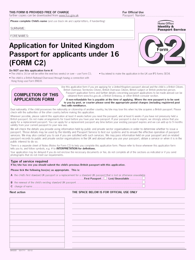 passport application uk