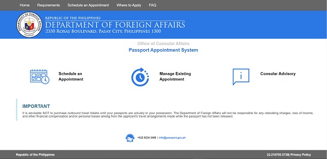 passport appoimtment