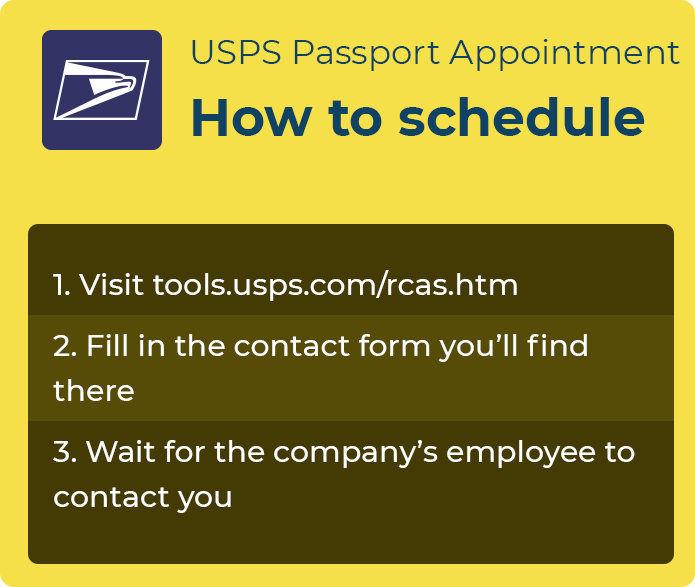 passport appointment at post office