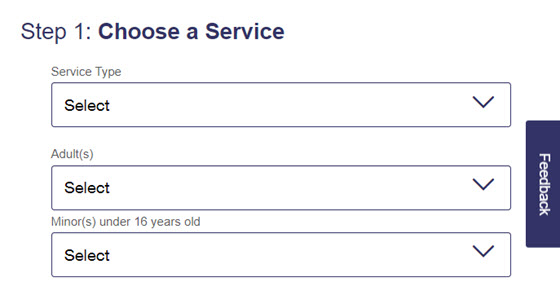 passport appointment requirements