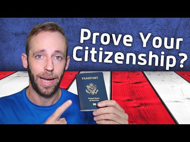 passport as proof of citizenship