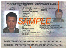 passport bhutan