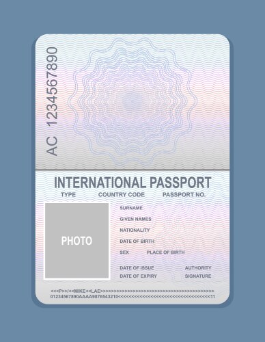 passport blank