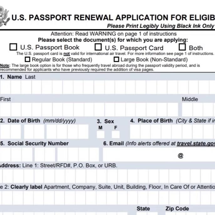 passport book application