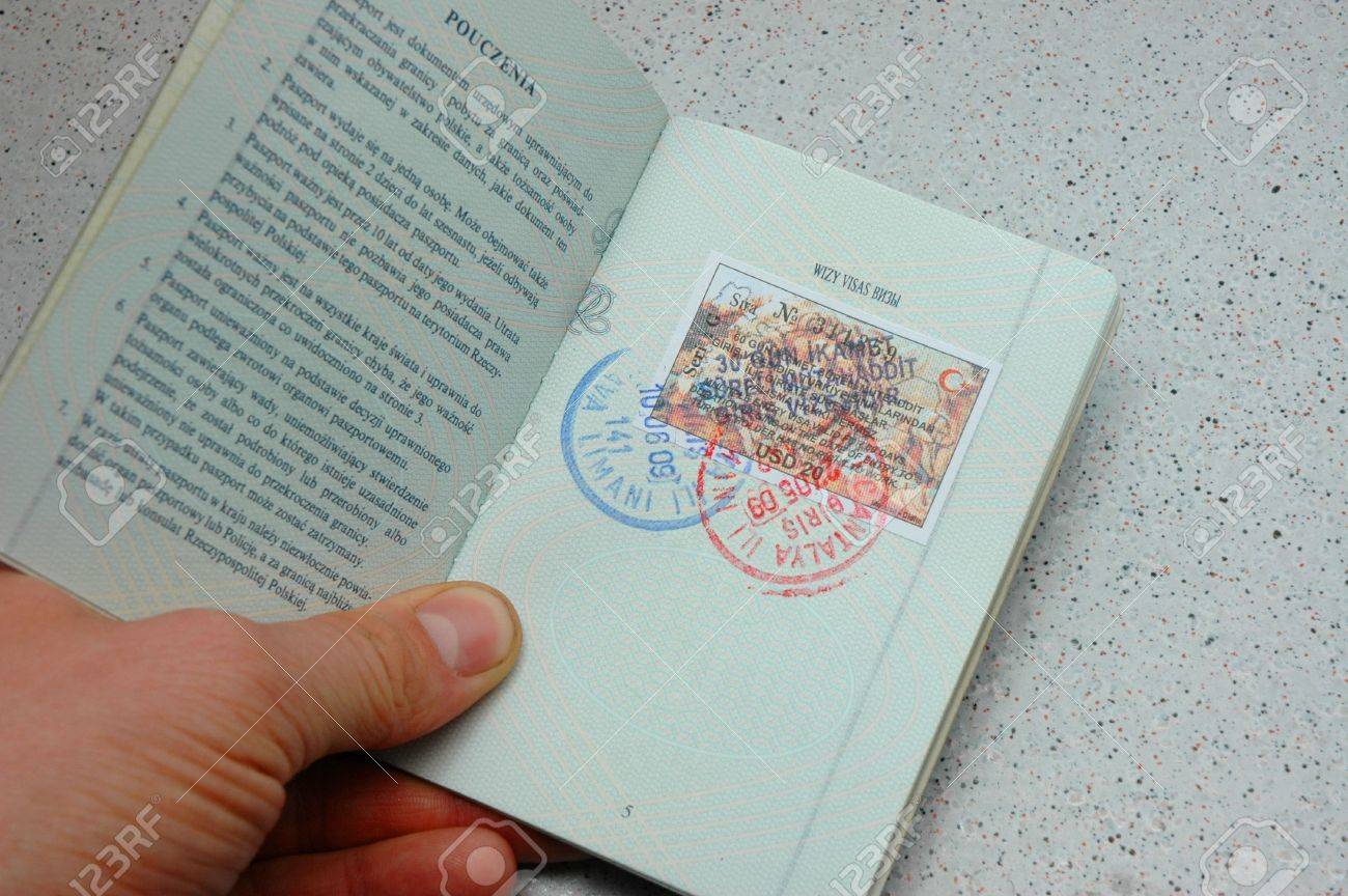 passport book inside