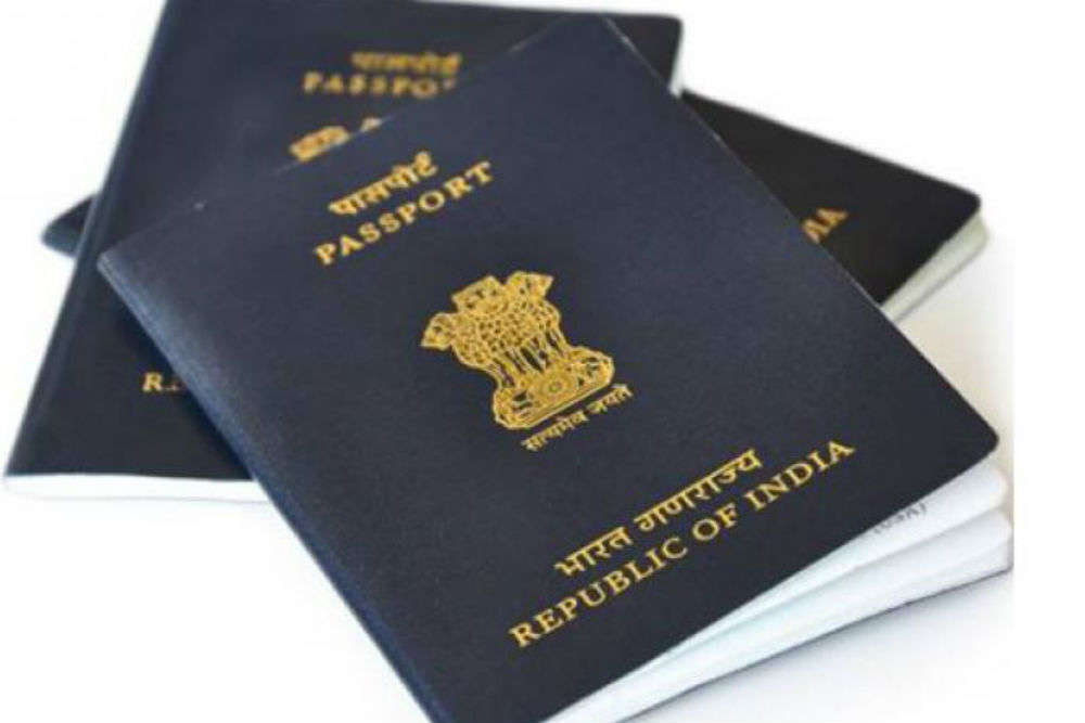 passport book number india