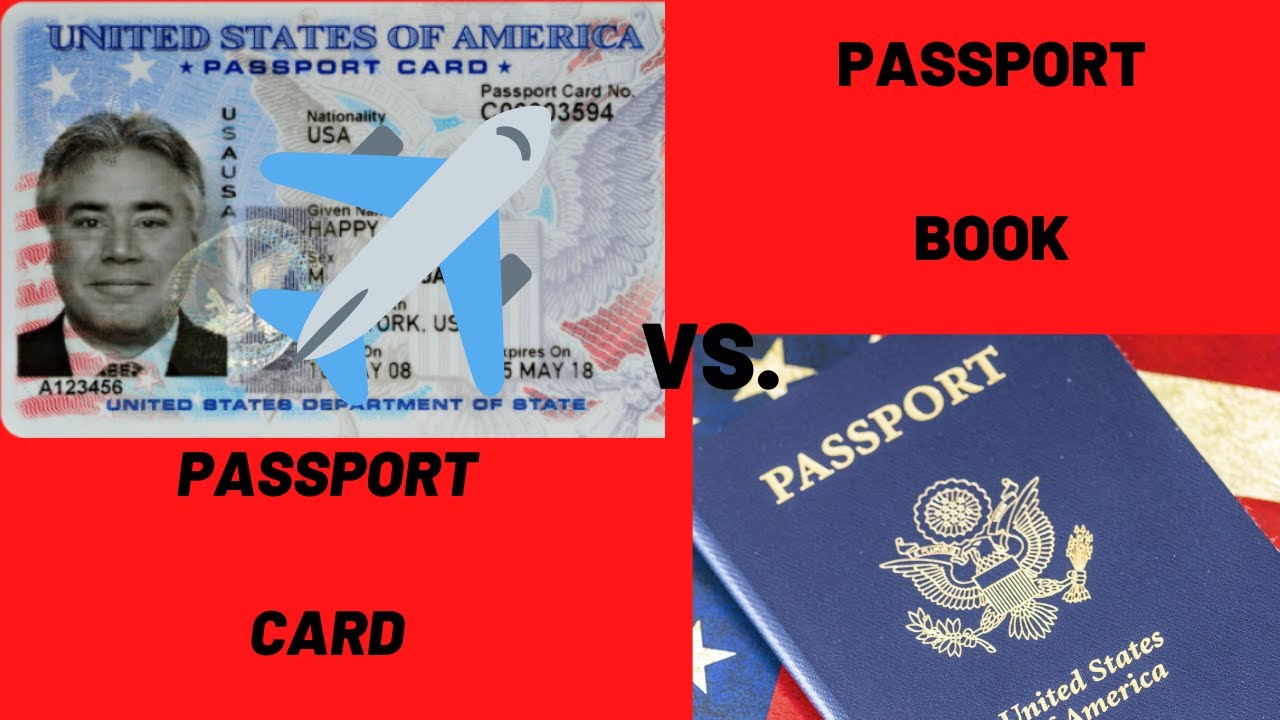 passport book number vs card number