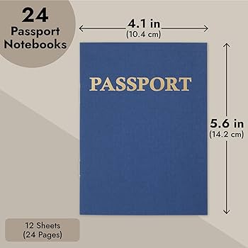 passport book size