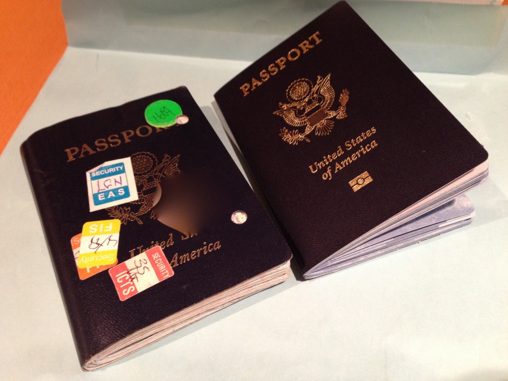 passport book vs large book