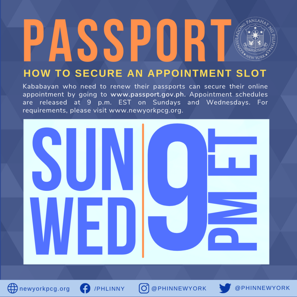 passport by appointment