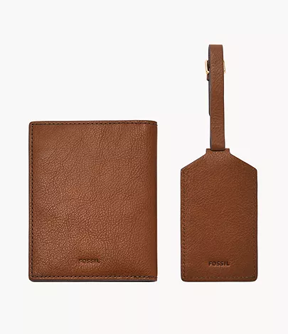 passport case and luggage tag set