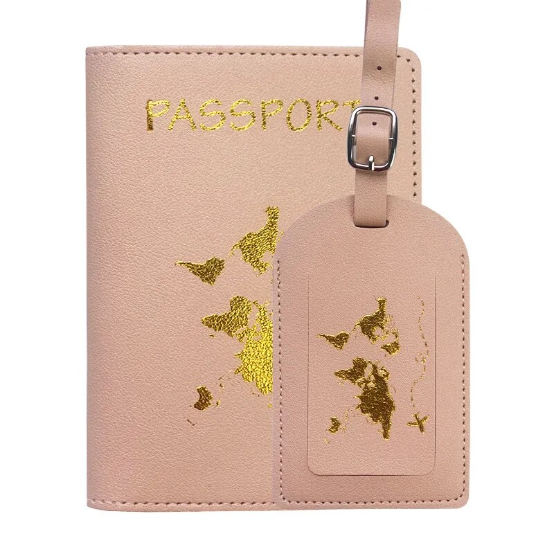 passport case and luggage tag set