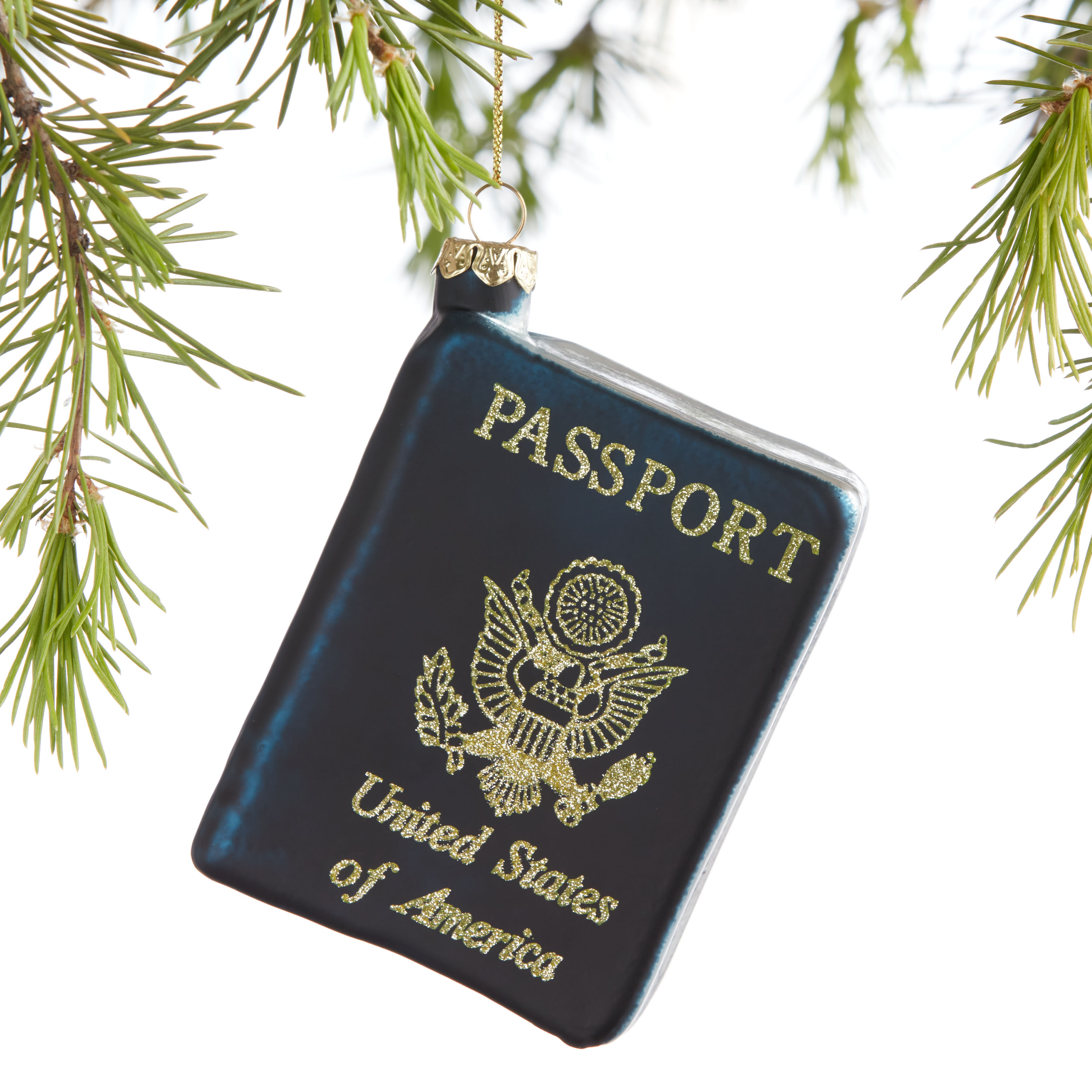 passport christmas ornament