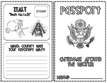 passport christmas