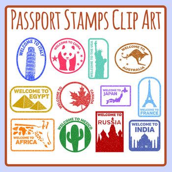 passport clip art