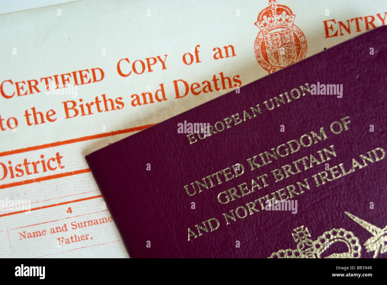 passport copy birth certificate