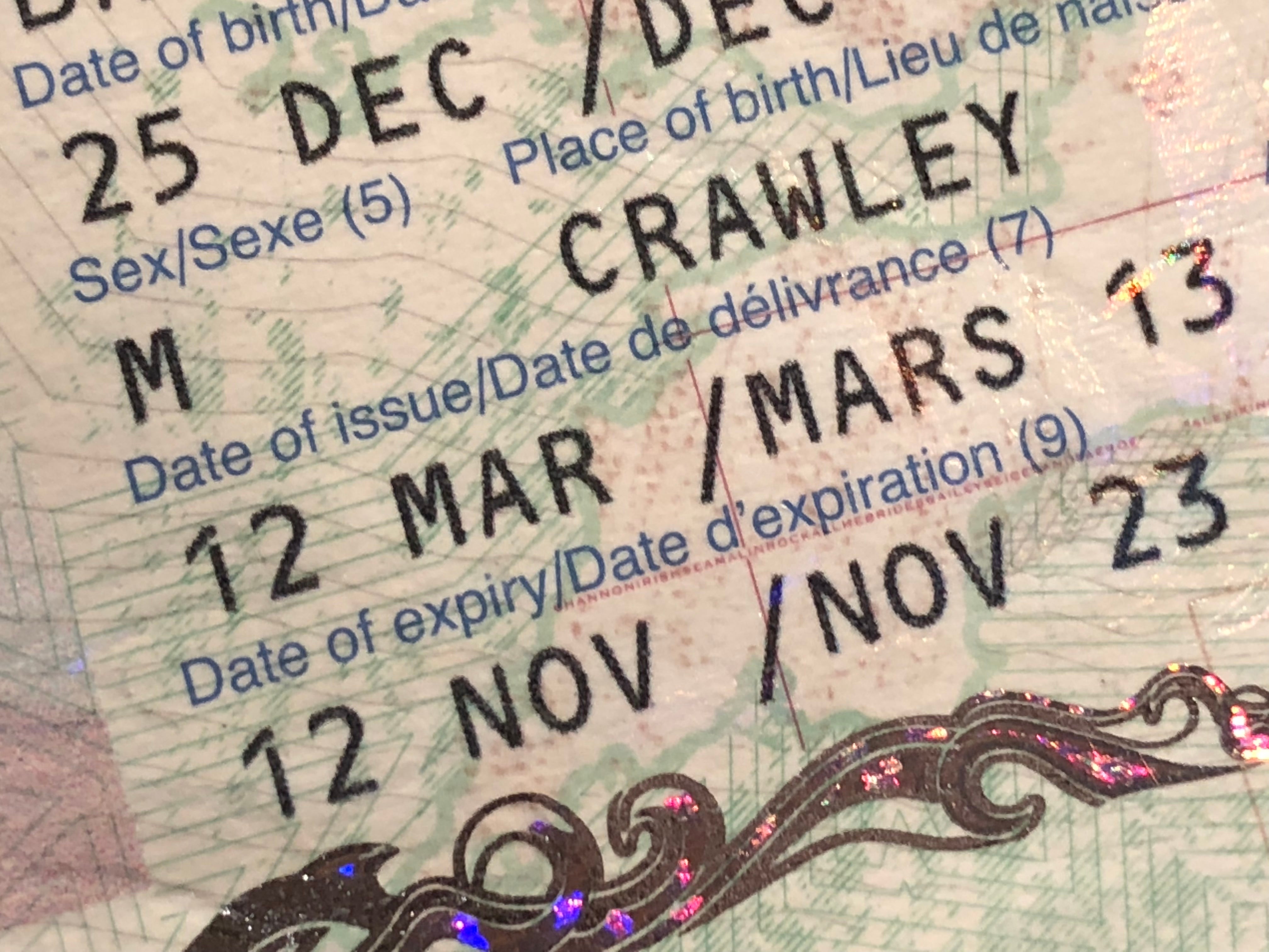 passport date expired