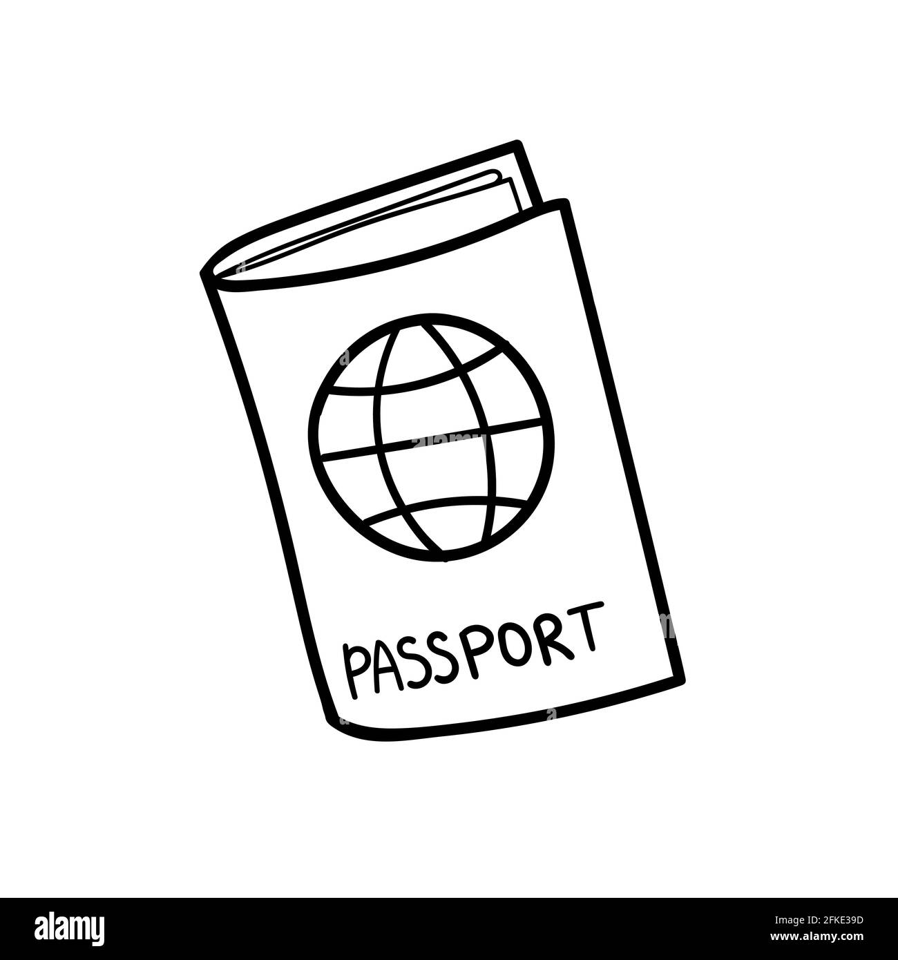 passport drawing