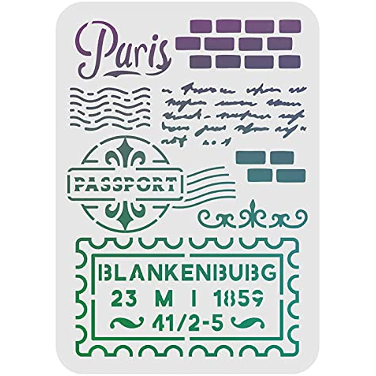 passport drawing