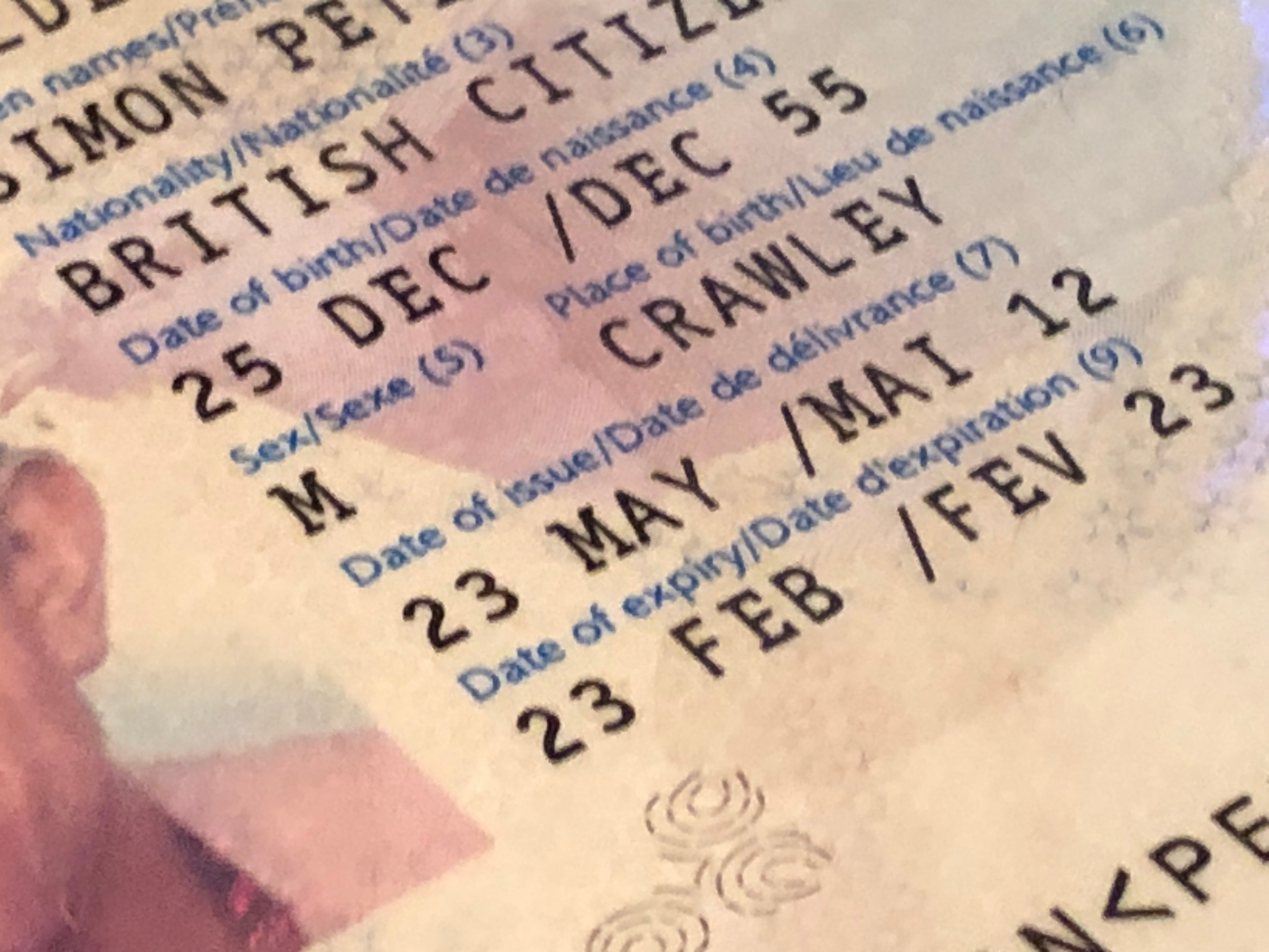 passport expiry travel to france