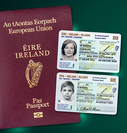 passport for ireland